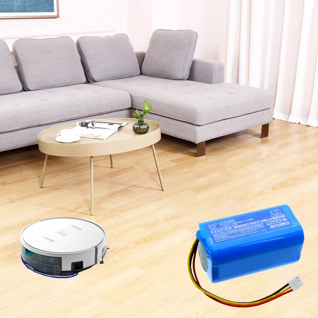 14.4V, Li-ion, 2600mAh, Vacuum Battery fits Concept, Vr2000, Vr2010, 37.44Wh Vacuum Cameron Sino Technology Limited