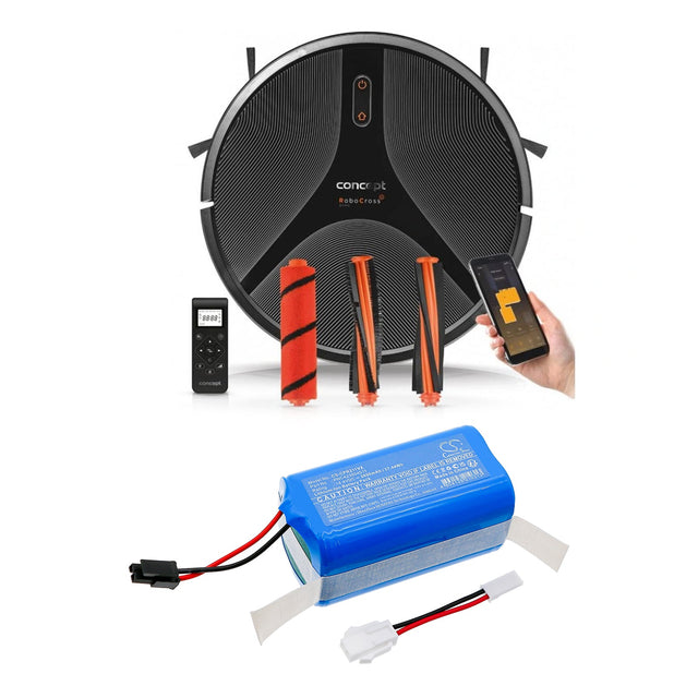 14.4V, Li-ion, 2600mAh, Vacuum battery fits Concept, Vr2110, 37.44Wh Vacuum Cameron Sino Technology Limited