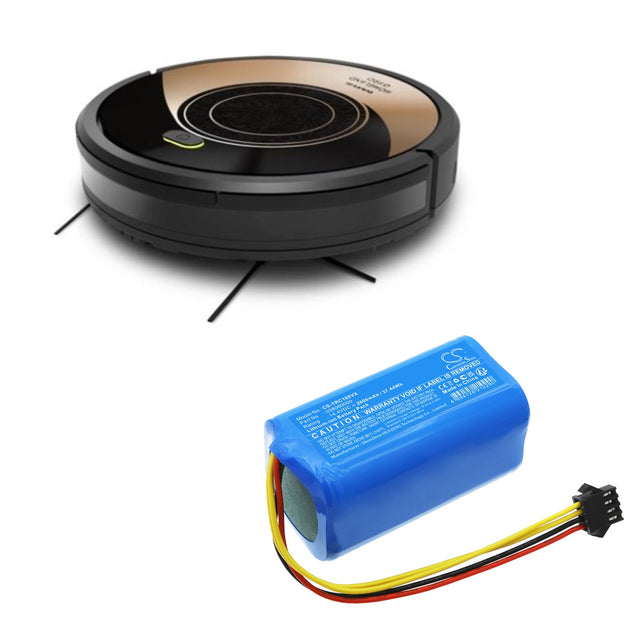 14.4V, Li-ion, 2600mAh, Vacuum battery fits Red Solution, H06-li-1440-2600, 37.44Wh Vacuum Cameron Sino Technology Limited