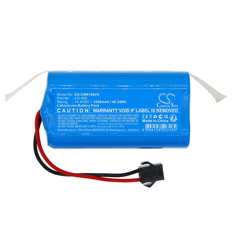 14.4v, Li-ion, 3350mah, Vacuum battery Fits Cleaner 1020, Cleaner 1080, 48.24wh Vacuum Cameron Sino Technology Limited   