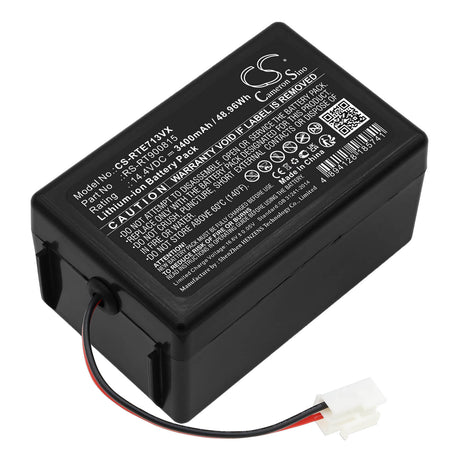 14.4V, Li-ion, 3400mAh, Vacuum battery fits Rowenta, Rr7126, Rr7133, Rr7145, 48.96Wh Vacuum Cameron Sino Technology Limited