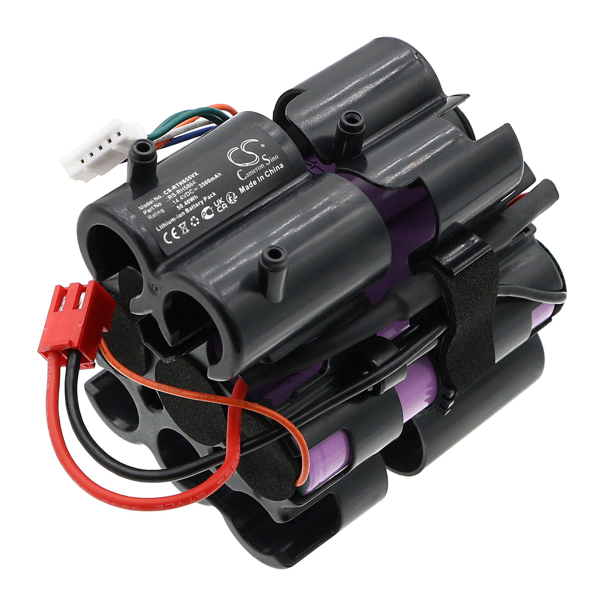 14.4V, Li-ion, 3500mAh, Vacuum Battery fits Rowenta, Moulinex Ms6545wi/ba0, Ms6543wh/ba0, 50.40Wh Vacuum Cameron Sino Technology Limited