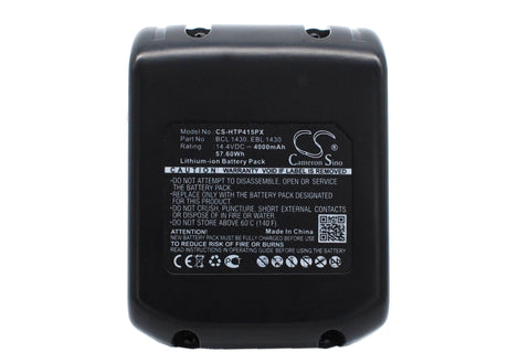14.4V, Li-ion, 4000mAh, Power Tools Battery fits Hitachi, C-2, Cj 14dl, 57.60Wh Power Tools Cameron Sino Technology Limited (Suspended)