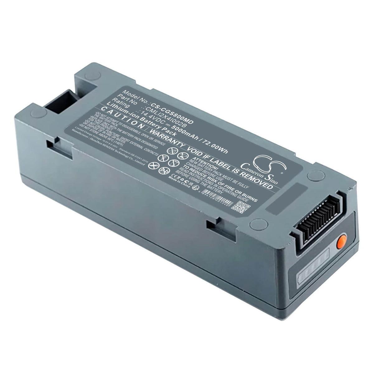 14.4V, Li-ion, 5000mAh, Medical battery fits Comen, Cmli2x4i002b, S8, S8 Defibrillation, 72.00Wh Medical Cameron Sino Technology Limited (Medical)
