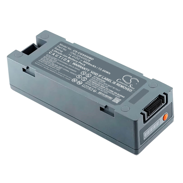 14.4V, Li-ion, 5000mAh, Medical battery fits Comen, Cmli2x4i002b, S8, S8 Defibrillation, 72.00Wh Medical Cameron Sino Technology Limited (Medical)