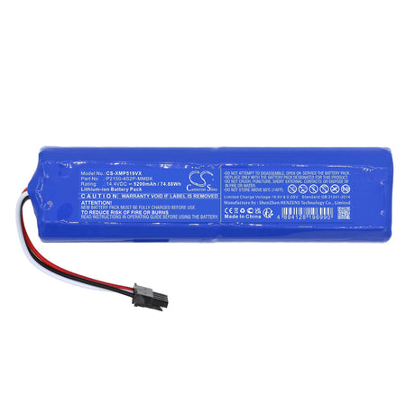 14.4V, Li-ion, 5200mAh, Vacuum battery fits Dreame, Xiaomi, Bot L10s Ultra, D10s Pro, L10 Prime, 74.88Wh Vacuum Cameron Sino Technology Limited