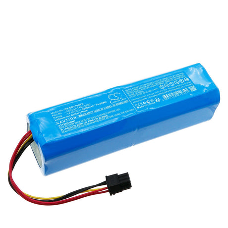 14.4V, Li-ion, 5200mAh, Vacuum battery fits Ecovacs, Deebot Y1, Deebot Y1 Plus, 74.88Wh Vacuum Cameron Sino Technology Limited