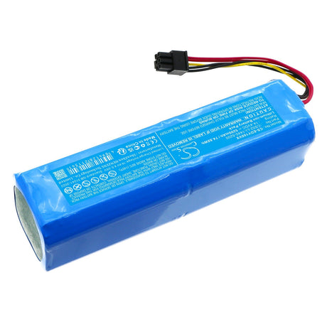 14.4V, Li-ion, 5200mAh, Vacuum battery fits Ecovacs, Deebot Y1, Deebot Y1 Plus, 74.88Wh Vacuum Cameron Sino Technology Limited