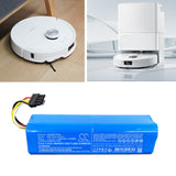 14.4V, Li-ion, 5200mAh, Vacuum battery fits Roborock, Brr-2p4s-5200fl, A8600rr, P10 Pro, 74.88Wh Vacuum Cameron Sino Technology Limited