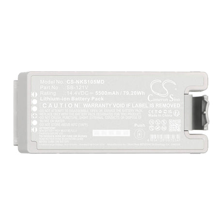 14.4v, Li-ion, 5500mah, Medical Battery Fits Nihon Kohden, Ems-1052, Ems-1052 Defibrillator, 79.20wh Medical Cameron Sino Technology Limited (Medical)