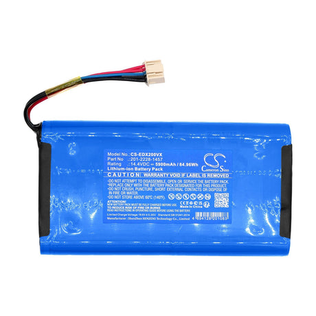 14.4V, Li-ion, 5900mAh, Vacuum battery fits Ecovacs, Deebot X2 Omni, Dx2omni, 84.96Wh Vacuum Cameron Sino Technology Limited