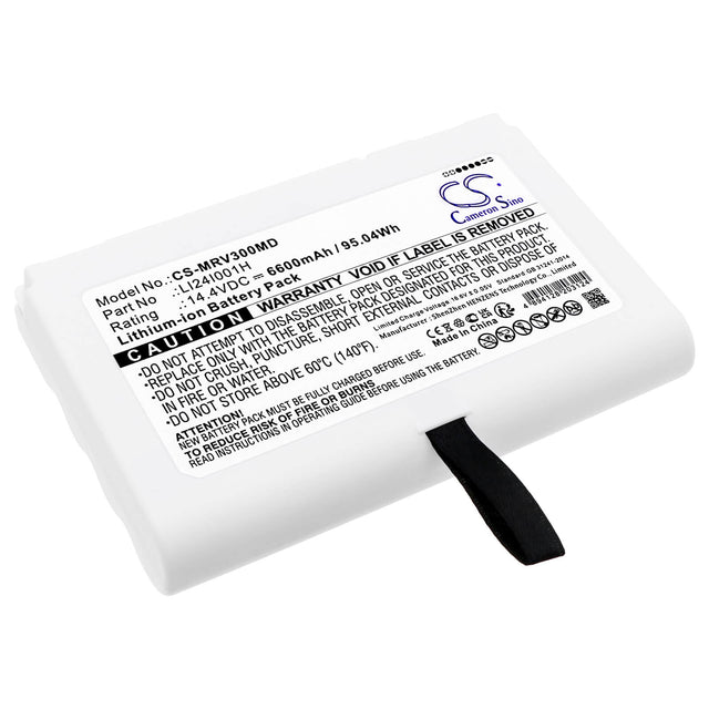14.4V, Li-ion, 6600mAh, Medical battery fits Mindray, Li24i001h, Consona N9, Me7, 95.04Wh Medical Cameron Sino Technology Limited (Medical)