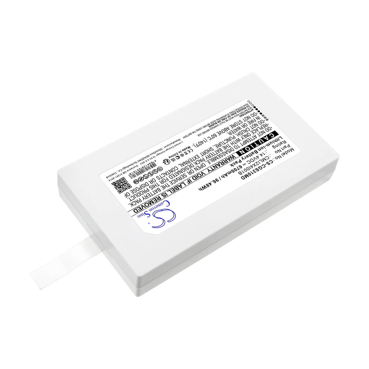 14.4V, Li-ion, 6700mAh, Medical battery fits Comen, Cmli2x4i001b, V3, V3a, 96.48Wh Medical Cameron Sino Technology Limited (Medical)