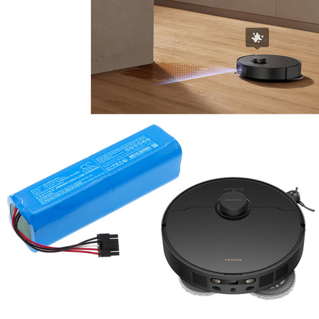 14.4V, Li-ion, 6700mAh, Vacuum battery fits Dreame, Rlx73ce, X40 Master, 96.48Wh Vacuum Cameron Sino Technology Limited