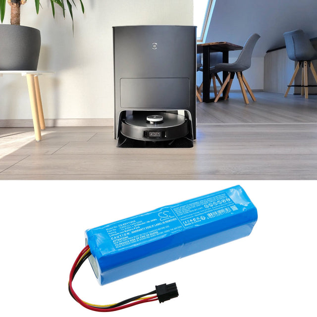 14.4V, Li-ion, 6700mAh, Vacuum battery fits Ecovacs, Deebot Y1, Deebot Y1 Plus, 96.48Wh Vacuum Cameron Sino Technology Limited