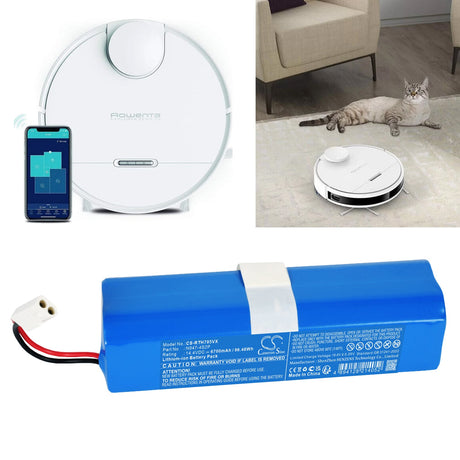 14.4V, Li-ion, 6700mAh, Vacuum battery fits Rowenta, N047-4s2p, Rg7975wh/ns0, Rg7987wh/ns0, 96.48Wh Vacuum Cameron Sino Technology Limited
