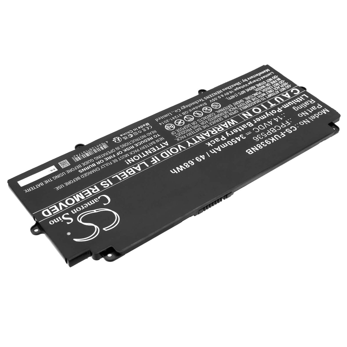 14.4v, Li-polymer, 3450mah, Notebook Battery Fits Fujitsu, Lifebook U9310x Vfy Fjintu9310, 49.68wh Notebook, Laptop Cameron Sino Technology Limited