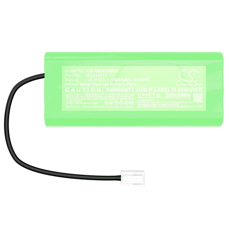 14.4V, Ni-MH, 1500mAh, Vacuum battery fits Vbot, M235, M8, 21.6Wh Vacuum Cameron Sino Technology Limited