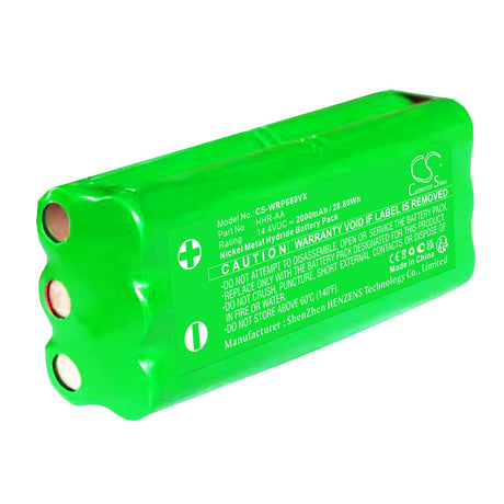 14.4V, Ni-MH, 2000mAh, Vacuum Battery fits Whirlpool, L68m, 28.80Wh Vacuum Cameron Sino Technology Limited