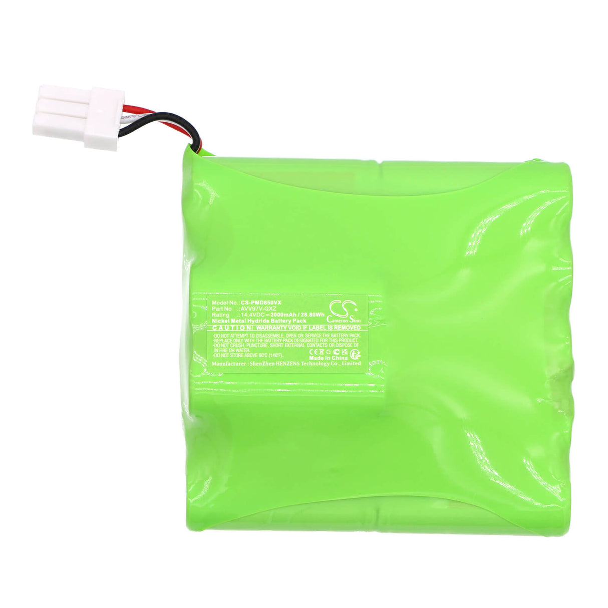 14.4V, Ni-MH, 2000mAh, Vacuum Battery fits Panasonic, Mc-wmd85, 28.80Wh Vacuum Cameron Sino Technology Limited