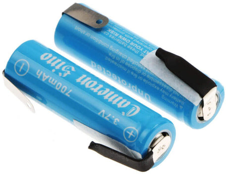 14500, AA Battery, Lithium Ion, 2pcs Pack With Tabs 3.7v, 700mah - 2.59wh 14500 Cameron Sino Technology Limited
