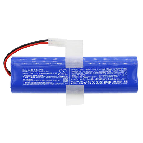 14.76V, Li-ion, 4000mAh, Vacuum battery fits 360, Botslab S8 Plus, Qh100005, S8 Plus, 59.04Wh Vacuum Cameron Sino Technology Limited