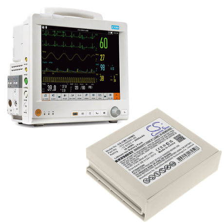 14.8V, Li-ion, 2600mAh, Medical battery fits Comen, 022-000091-00, C100, C100 Monitor, 38.48Wh Medical Cameron Sino Technology Limited (Medical)