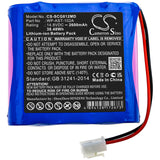 14.8V, Li-ion, 2600mAh, Medical battery fits Osen, Wp-ast-102a, Ecg-8112, 38.48Wh Medical Cameron Sino Technology Limited (Medical)