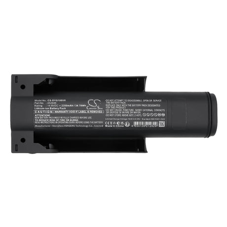 14.8V, Li-ion, 2350mAh, Vacuum battery fits Dyson, Washg1 Wet Floor Cleaner, 34.78Wh Vacuum Cameron Sino Technology Limited