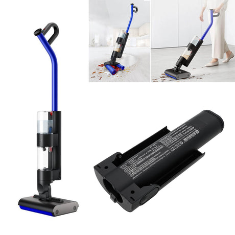 14.8V, Li-ion, 2350mAh, Vacuum battery fits Dyson, Washg1 Wet Floor Cleaner, 34.78Wh Vacuum Cameron Sino Technology Limited