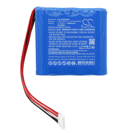 14.8V, Li-ion, 2600mAh, Speaker battery fits Sony, Gtk-xb60, 38.48Wh Speaker Cameron Sino Technology Limited