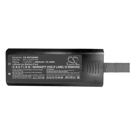 14.8V, Li-ion, 2600mAh, Medical battery fits Northern, 022.01.000069-00, Virgo, 38.48Wh Medical Cameron Sino Technology Limited (Medical)