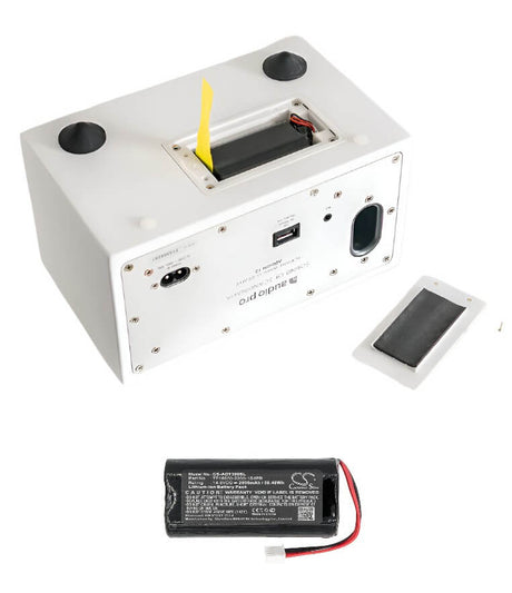 14.8V, Li-ion, 2600mAh, Speaker battery fits Audio Pro, Tf18650-2200-1s4pb, Addon T10, Addon T3, 38.48Wh Speaker Cameron Sino Technology Limited