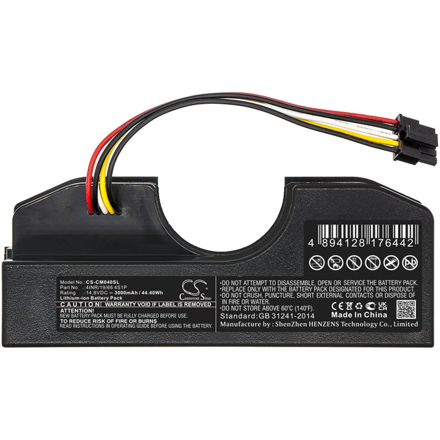 14.8V, Li-ion, 3000mAh, Battery Pack battery fits Custom Battery Packs, 4inr/19/66 4s1p, 44.4Wh Battery Pack Cameron Sino Technology Limited