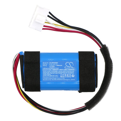 14.8V, Li-ion, 3000mAh, Speaker battery fits Sony, Srs-xp500, Srs-xp500b, 44.40Wh Speaker Cameron Sino Technology Limited
