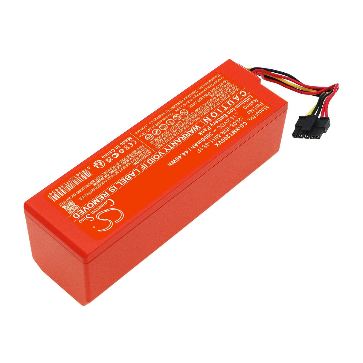 14.8V, Li-ion, 3000mAh, Vacuum battery fits Xiaomi, Mjst1s, Mjst1s 2 Pro, Mjst1shw, 44.40Wh Vacuum Cameron Sino Technology Limited