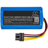 14.8V, Li-ion, 3400mAh Vacuum Battery fits Proscenic, Cocoa Smart 780t, Cocoa Smart 790t, 50.32Wh Vacuum Cameron Sino Technology Limited   