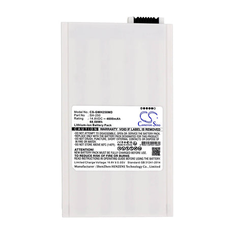 14.8V, Li-ion, 4600mAh, Medical battery fits Ge, 2325369, Logiq Book, Logiq Book Sh-250, 68.08Wh Medical Cameron Sino Technology Limited (Medical)