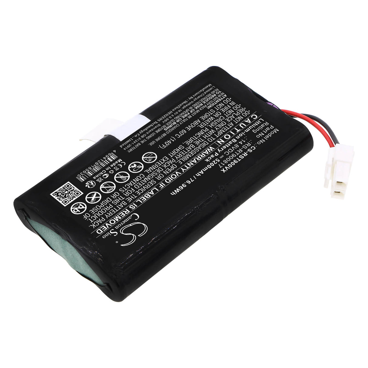 14.8V, Li-ion, 5200mAh, Vacuum battery fits Rowenta, Rr8021, Rr8021wh, Rr8024wh, 76.96Wh Vacuum Cameron Sino Technology Limited