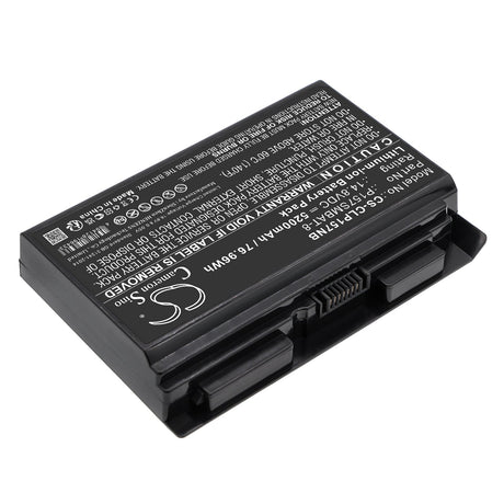 14.8v, Li-ion, 5200mah, Battery Fits Terrans Force, X611, X611-770m-47v, 76.96wh Notebook, Laptop Cameron Sino Technology Limited