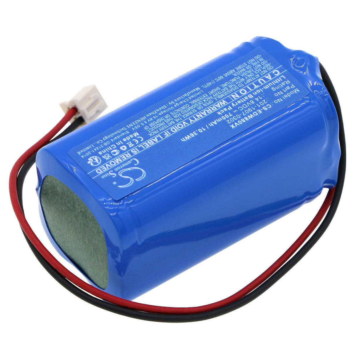 14.8V, Li-ion, 700mAh, Vacuum battery fits Ecovacs, W1 Pro, W880, W980, 10.36Wh Vacuum Cameron Sino Technology Limited