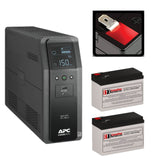 1500VA BR1500MS Apc Back UPS Pro Battery - 2 X 12V 9Ah UPS Batteries CB Range