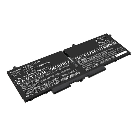 15.2v, Li-ion, 3800mah, Battery Fits Dell, Latitude 5330, Latitude 7330, 57.76wh Notebook, Laptop Cameron Sino Technology Limited   