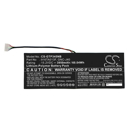 15.2v, Li-polymer, 3950mah, Battery Fits Schenker, Xmg C504, 60.04wh Notebook, Laptop Cameron Sino Technology Limited   