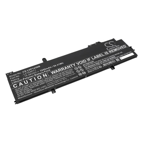 15.48V, Li-Polymer, 3250mAh, Battery fits Lenovo, Thinkpad P14s Gen 3(amd)21j500, Thinkpad P14s Gen 3(amd)21j500, 50.31Wh Notebook, Laptop Cameron Sino Technology Limited   