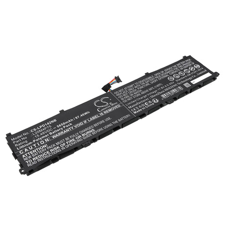 15.48V, Li-Polymer, 5650mAh, Notebook Battery fits Lenovo, Thinkpad P1 Gen 4 20y30002ix, 87.46Wh Notebook, Laptop Cameron Sino Technology Limited