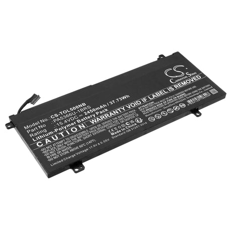 15.4v, Li-ion, 2450mah, Battery Fits Toshiba, Dynabook Satellite Pro L50, Dynabook Satellite Pro L50-g, 37.73wh Notebook, Laptop Cameron Sino Technology Limited
