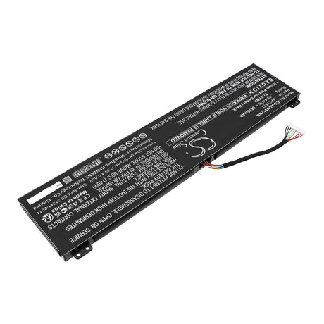 15.4v, Li-ion, 5650mah, Notebook battery Fits Acer Nitro 5 An517-55-50nf, Nitro 5 An517-55-50p0, 87.01wh Notebook, Laptop Cameron Sino Technology Limited