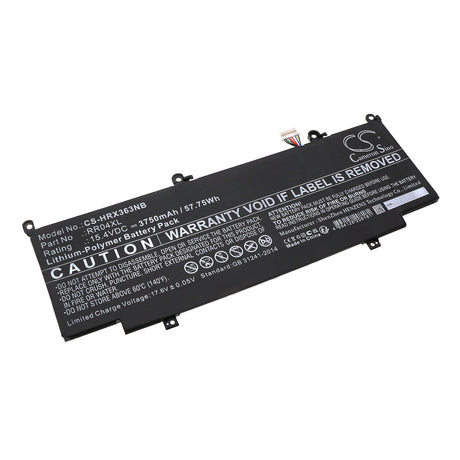 15.4V, Li-Polymer, 3750mAh, Notebook, Laptop battery fits Hp, Spectre X360 13-4107no, Spectre X360 13-4120nl, 57.75Wh Notebook, Laptop Cameron Sino Technology Limited