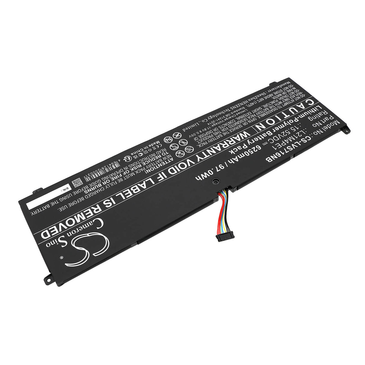 15.52V, Li-Polymer, 6250mAh, Notebook Battery fits Lenovo, Legion S7 16arha7, Legion S7 16arha7 82ug0000us, 97.0Wh Notebook, Laptop Cameron Sino Technology Limited